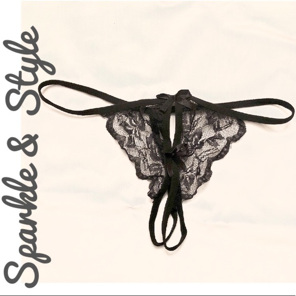✨ Black thong lingerie  ✨ - Picture 3 of 4